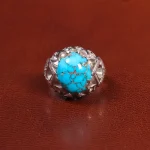 انگشتر فیروزه شجری مردانه کد 28273