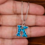 گردنبند فیروزه کوب زنانه کد 28397