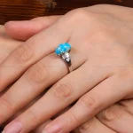 انگشتر فیروزه شجری زنانه کد 28424