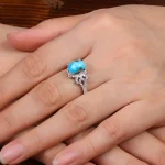انگشتر فیروزه شجری زنانه کد 28425