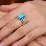 انگشتر فیروزه شجری زنانه کد 28436