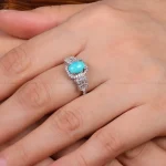 انگشتر فیروزه شجری زنانه کد 28446