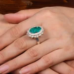 انگشتر فیروزه شجری زنانه کد 28460