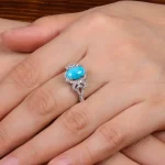 انگشتر فیروزه شجری زنانه کد 28468