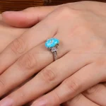 انگشتر فیروزه شجری زنانه کد 28474