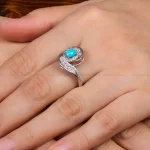 انگشتر فیروزه شجری زنانه کد 28476