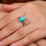 انگشتر فیروزه شجری زنانه کد 28479