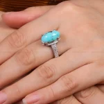 انگشتر فیروزه شجری زنانه کد 28485