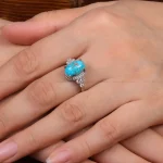 انگشتر فیروزه شجری زنانه کد 28503