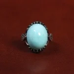انگشتر فیروزه عجمی مردانه کد 28517