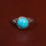 انگشتر فیروزه شجری مردانه کد 28527