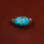 انگشتر فیروزه شجری مردانه کد 28543