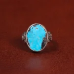 انگشتر فیروزه شجری مردانه کد 28550