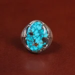 انگشتر فیروزه شجری مردانه کد 28553