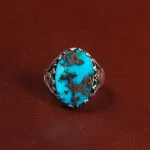 انگشتر فیروزه شجری مردانه کد 28556