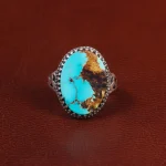 انگشتر فیروزه شجری مردانه کد 28559