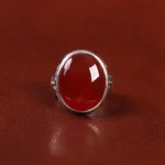 انگشتر عقیق مردانه کد 28568