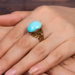 نگین فیروزه عجمی کد 28610
