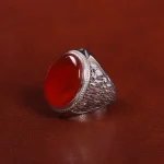 انگشتر عقیق مردانه کد 27824