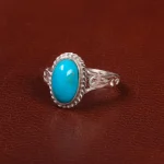 انگشتر فیروزه عجمی مردانه کد 27982