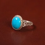 انگشتر فیروزه عجمی مردانه کد 27986