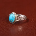 انگشتر فیروزه شجری مردانه کد 28012