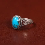 انگشتر فیروزه شجری مردانه کد 28014