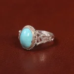 انگشتر فیروزه عجمی مردانه کد 28033