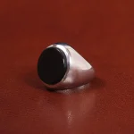 انگشتر عقیق مردانه کد 28266