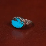 انگشتر فیروزه شجری مردانه کد 28541