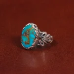 انگشتر فیروزه شجری مردانه کد 28546