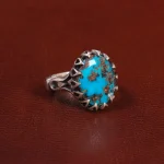 انگشتر فیروزه شجری مردانه کد 28771