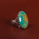 انگشتر فیروزه شجری مردانه کد 28773