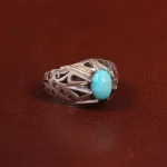 انگشتر فیروزه عجمی مردانه کد 28830