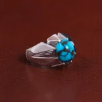 انگشتر فیروزه شجری مردانه کد 28874