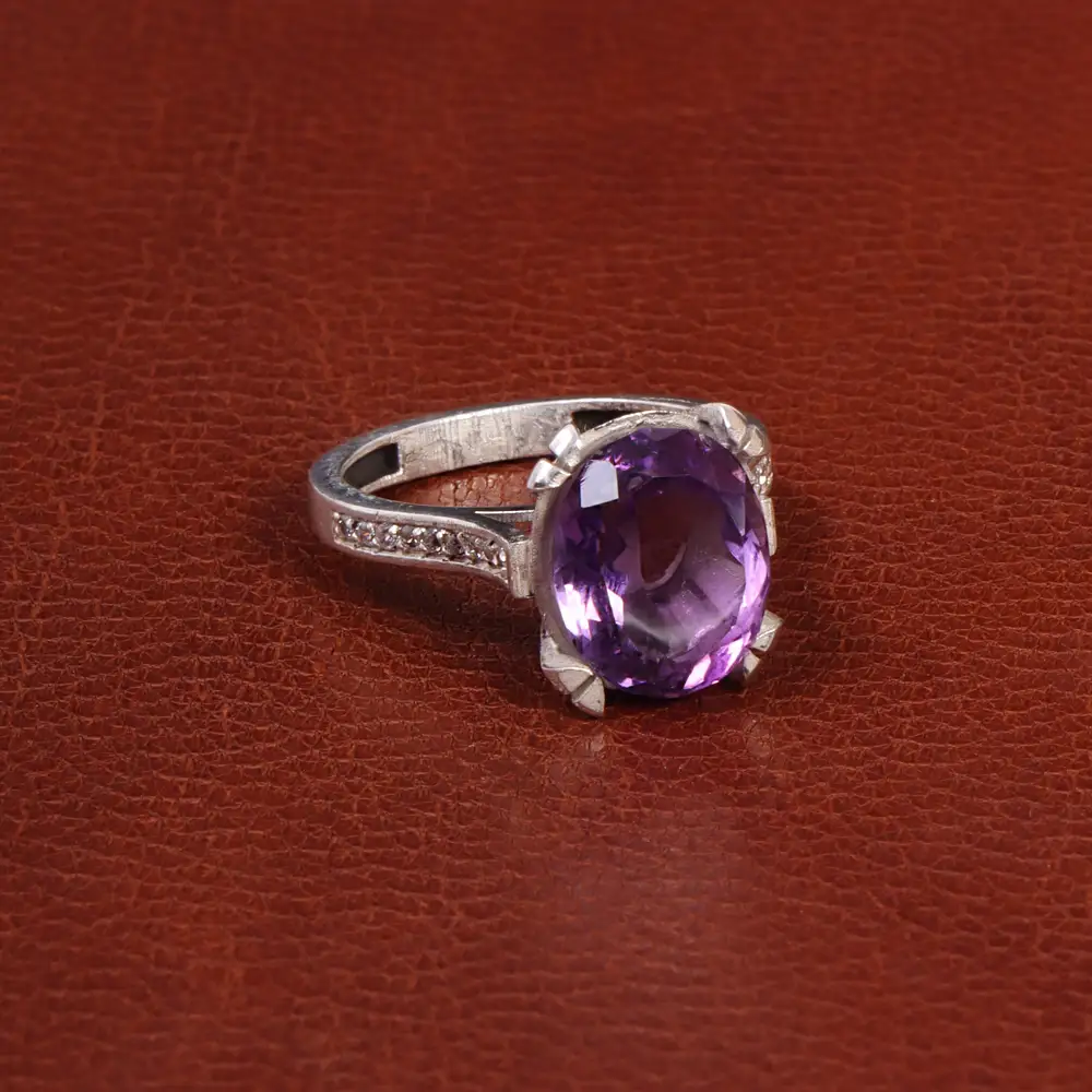 انگشتر آمیتیست زنانه کد 28888