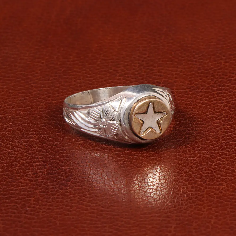 انگشتر نقره مردانه کد 28907