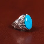 انگشتر فیروزه شجری مردانه کد 29139