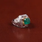 انگشتر زمرد مردانه کد 29147