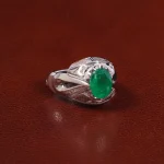 انگشتر زمرد مردانه کد 29151