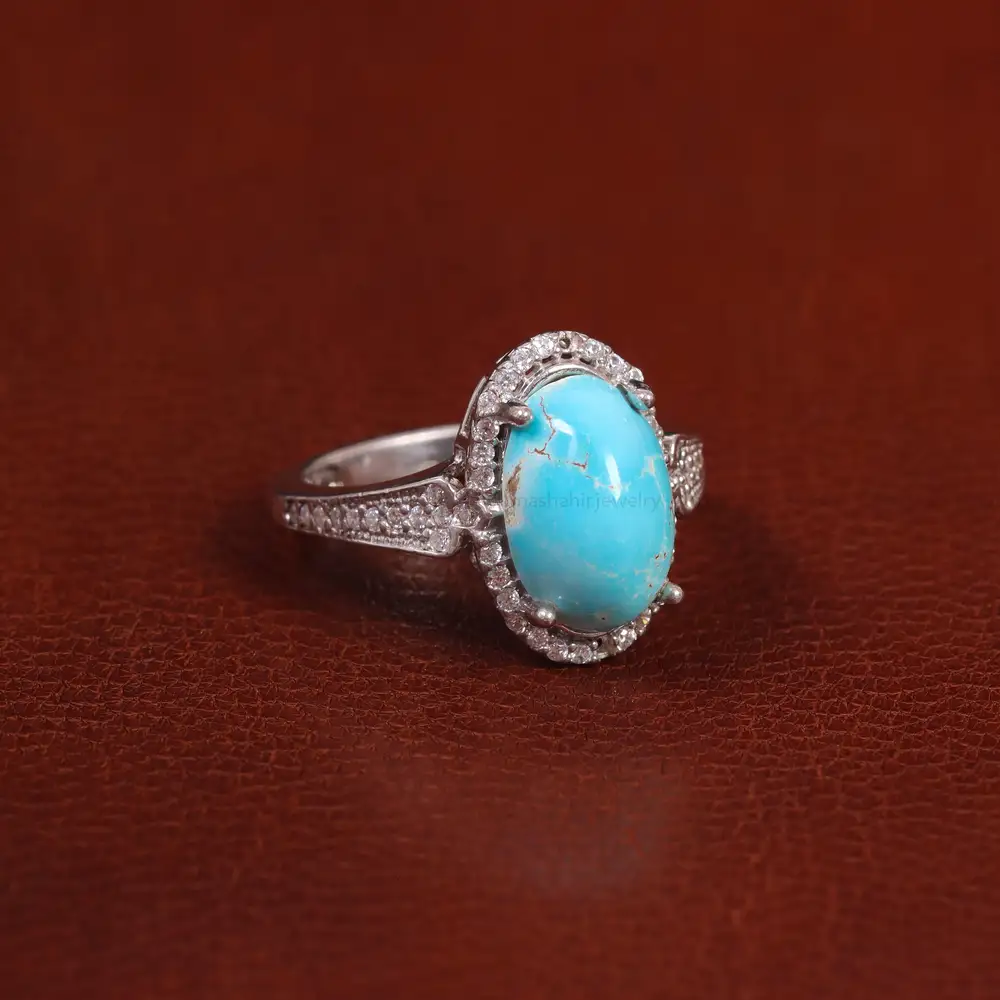 انگشتر فیروزه شجری زنانه کد 29180