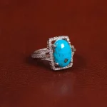 انگشتر فیروزه شجری زنانه کد 29196