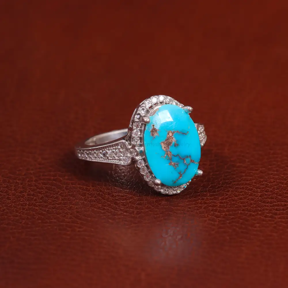 انگشتر فیروزه شجری زنانه کد 29218