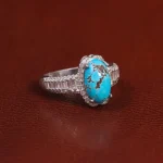 انگشتر فیروزه شجری زنانه کد 29231