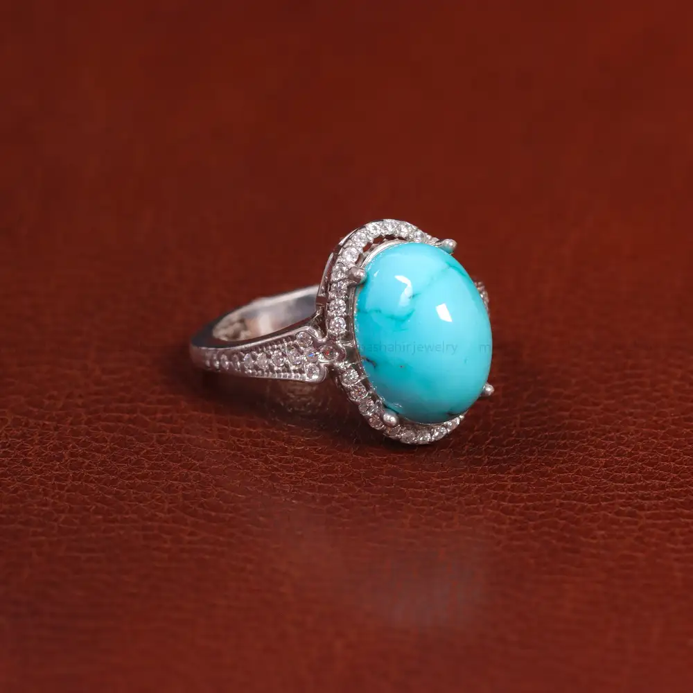 انگشتر فیروزه شجری زنانه کد 29234
