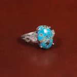 انگشتر فیروزه شجری زنانه کد 29237