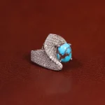 انگشتر فیروزه شجری زنانه کد 29242