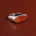 انگشتر عقیق مردانه کد 29256