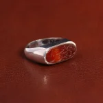 انگشتر عقیق مردانه کد 29257