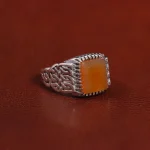 انگشتر عقیق مردانه کد 29263